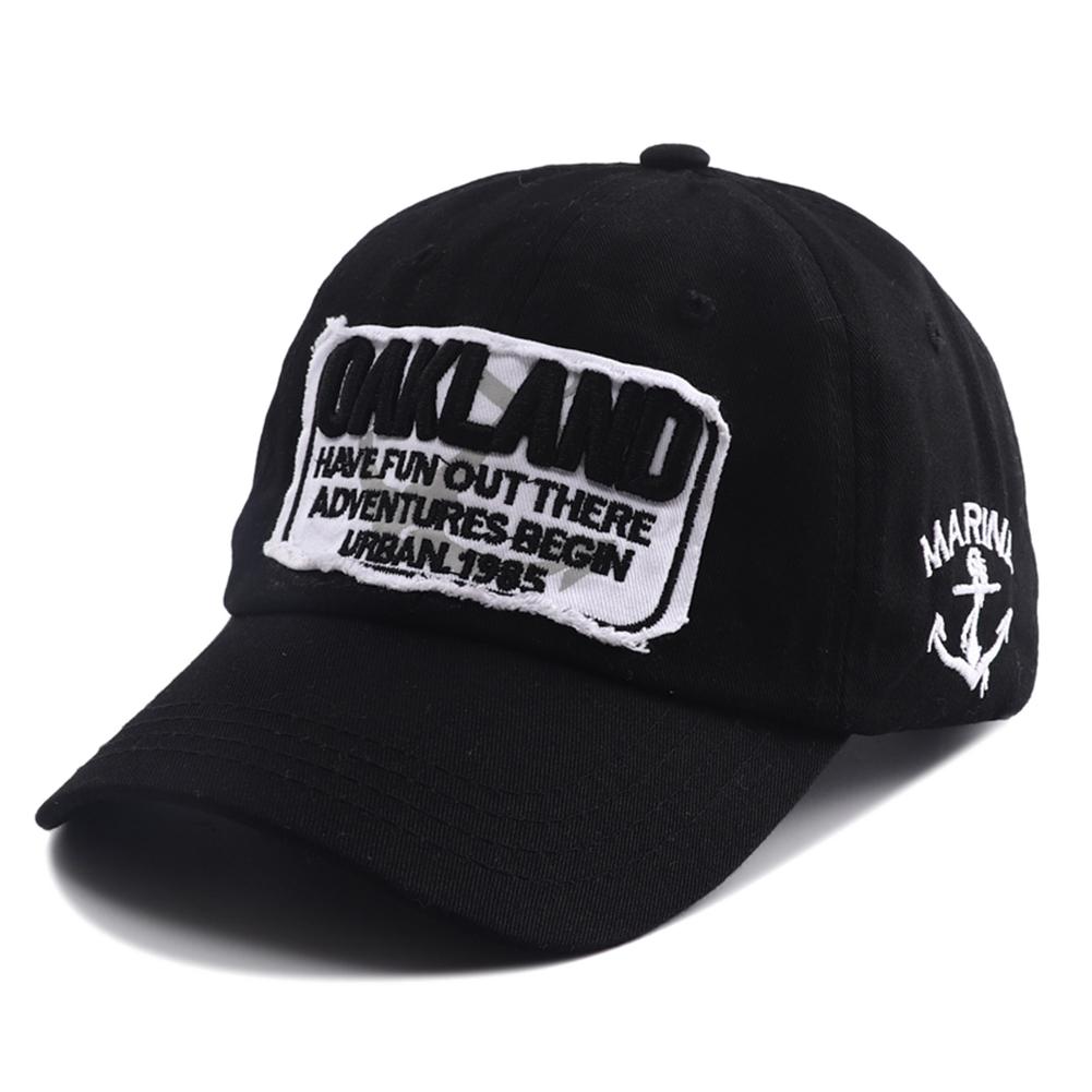 

2025 New Letter Embroidery Cotton Baseball Caps Men Women Fashion Outdoor Sports Snapback Sunshade Unisex Adjustable Dad Hats Adjustable чорний