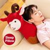 Soft Lamb Stuffed Animal Throw Pillow Sheep Year Plush Doll New Year Sheep Doll  Gift for Children