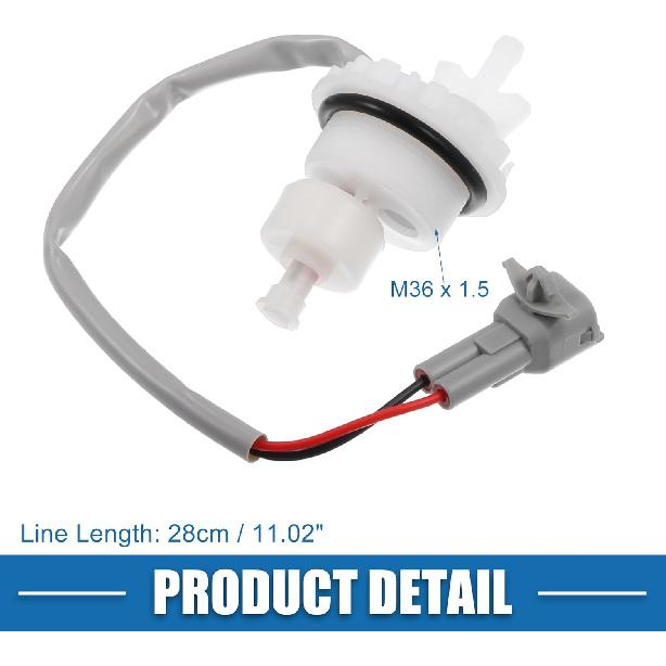 Fuel Filter Water Sensor Switch No.8446160050 Water In Fuel Sensor for Toyota Land Cruiser 80 100 Series 1990-2007 Plastic White