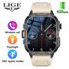 New Rugged Military GPS SmartWatch Men AMOLED HD Screen Heart Rate Bluetooth Call Waterproof Outdoor Smart Watch 2025