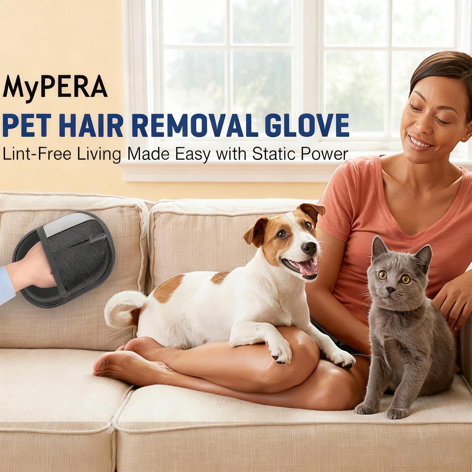 

Pet Grooming Gloves Double-Sided Pet Grooming Tool Dog Hair Removal Gloves For Sofas Carpets Clothing Couch Bed Sheets Curtains CHINA