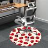 1pc Ladybug Hearts Office Round Area Rug, Indoor Mat Suitable For Office, Under Office Chairs Bedroom Living Room Home Decor, Room Deco150