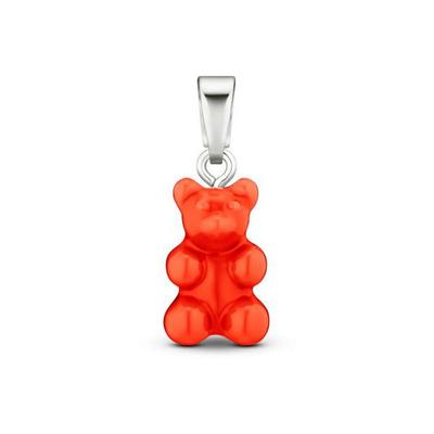 [CRYSTAL HAZE]BEAR-SANGRIA-CLASSIC CONNECTOR Silver Charm