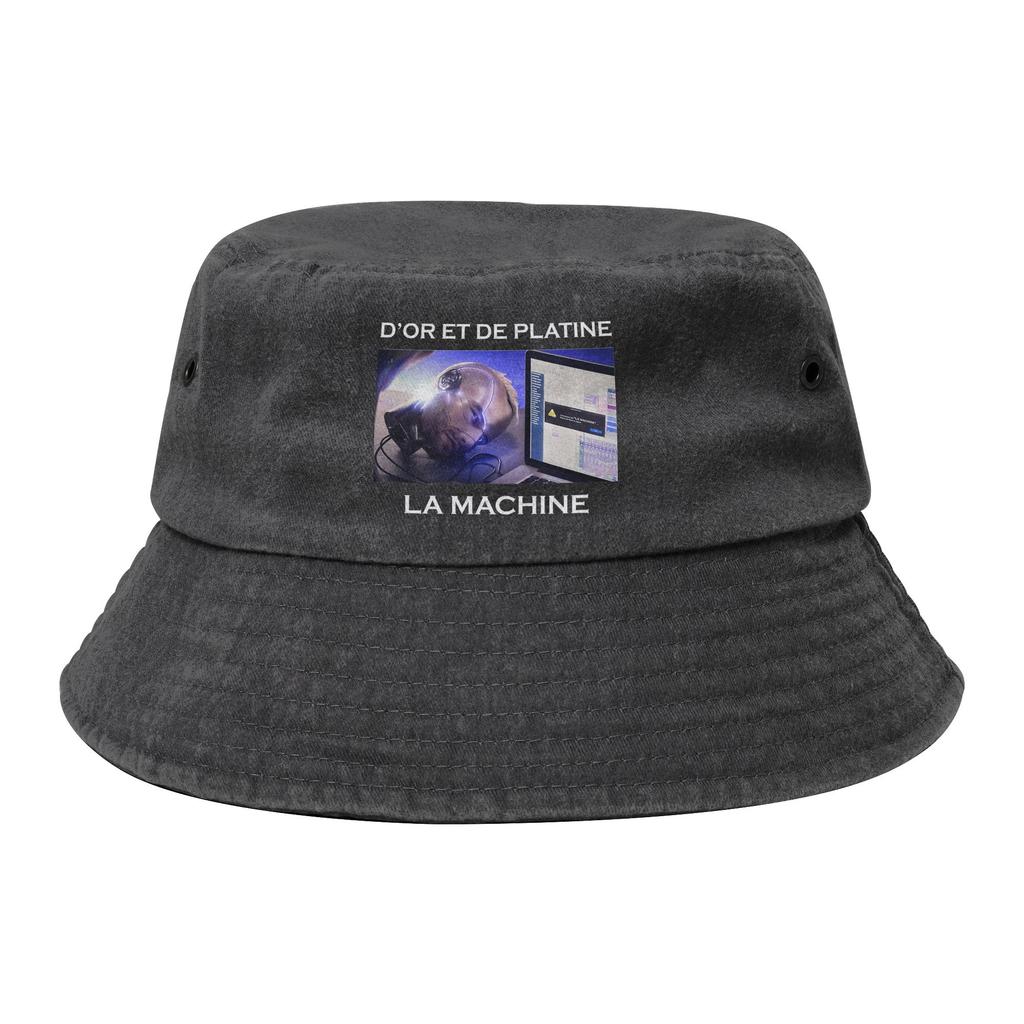 Street Rapper Jul Hip Hop Bucket Hat Unisex Lightweight Outdoor Sport Washed Denim Fishing Hats Beach Hat