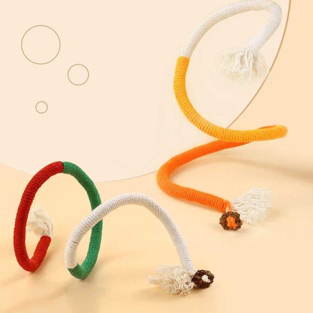 High Quality Cotton Cat Bite Rope Toys 70CM Pet Supplies Cat Chew Toys Toy Cat Teaser Toy