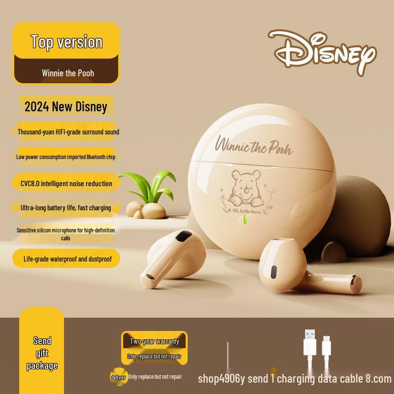 Disney K26 True Wireless Bluetooth Cartoon Earphones with Long Battery Life