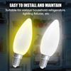 10/1Pcs Mini LED Light Bulbs E14 E12 LED Refrigerator Bulb Replacement Halogen Screw Bulb For Home Refrigerator Display Cabinets