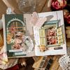 Delicate Material Paper Flower Windowsill Hollow Background Stickers Collage DIY Photo Frame Greeting Card Gift Decoration Paper