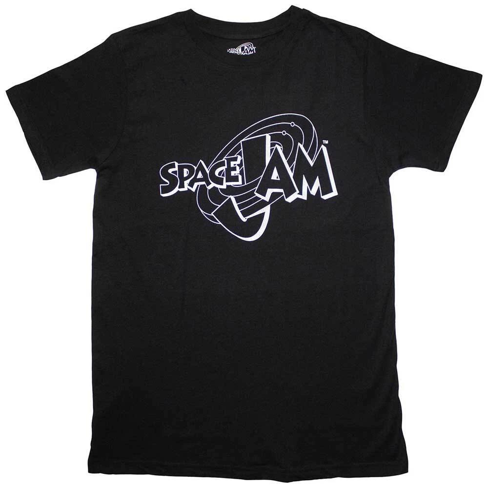 Space Jam Unisex T-Shirt: Retro B&W Logo (Small) 4XL