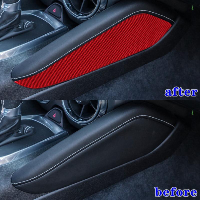 For Chevrolet Camaro 2016-UP Accessories Carbon Fiber Car Interior Central Control Instrument Gear Panel Trim Sticker