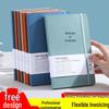 Customized Soft Leather A5 Notebook with Strap and Logo Printing