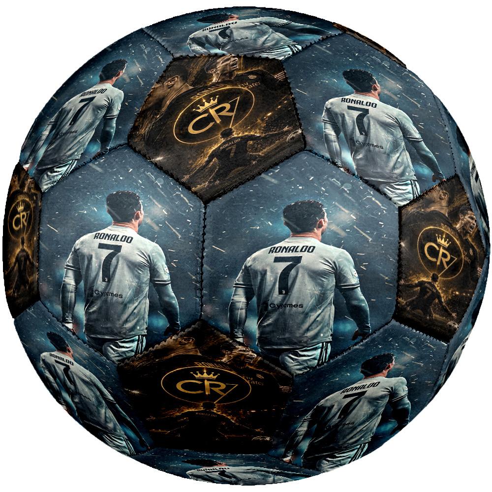 Ronaldo's Cr7 Skyward Kick Soccer Ball Size 5 Football Machine Sewn Indoor/Outdoor Training and Matches Sports Enthusiast Gifts