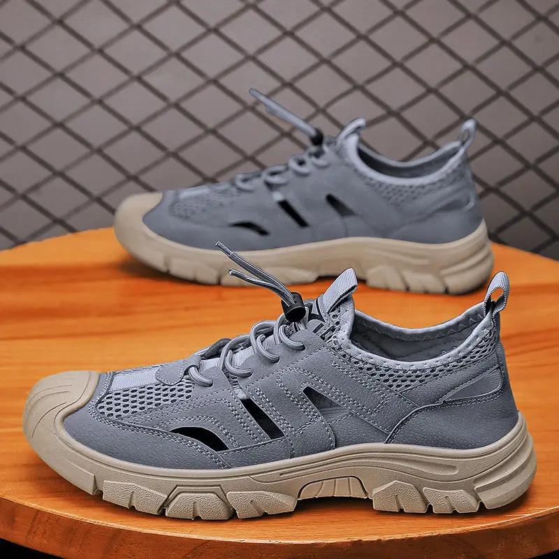 Fashion Hole Shoes Men Closed Toe Expensives Comfortable Summer 2025 Wholesale Non-slip Luxury New Arrival Trend Stylish 39 Man Sandals