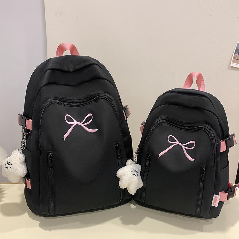 Schoolbags for Children Elementary School Students  Girls Junior High School Students with Bows and Small Backpacks