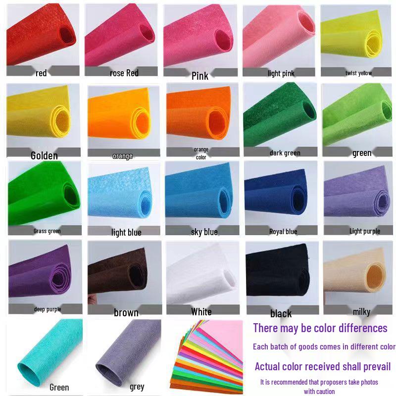 Colorful Non-Woven Felt Fabric for Children's DIY Craft Projects