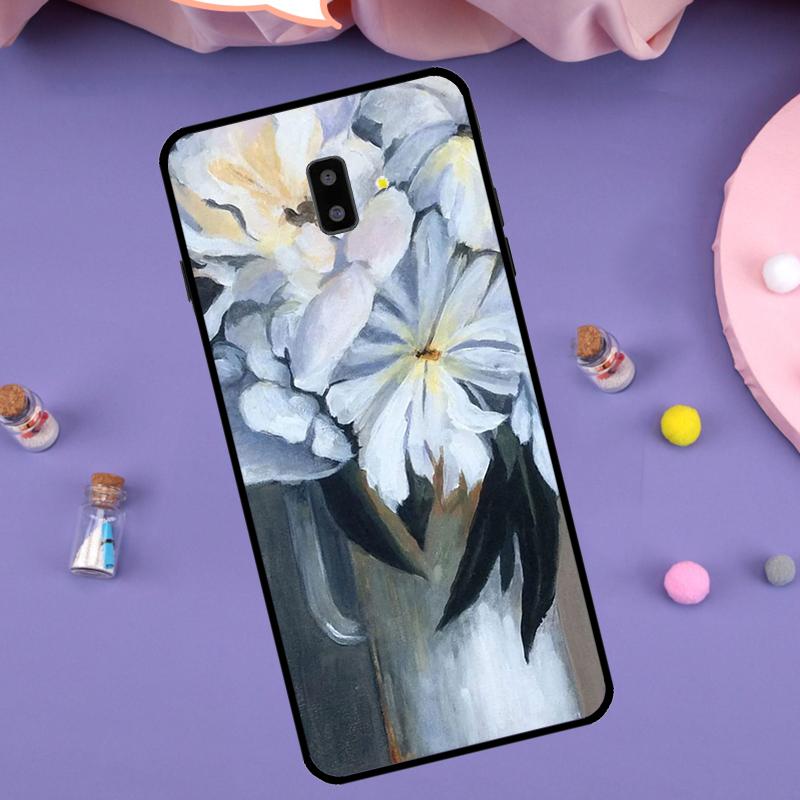 

3D Flower Relief Case For Samsung J5 J3 J7 J1 A3 A5 2016 2017 J4 J6 Plus A6 A8 A7 A9 J8 2018 Coque Fundas J6 2018 - J600