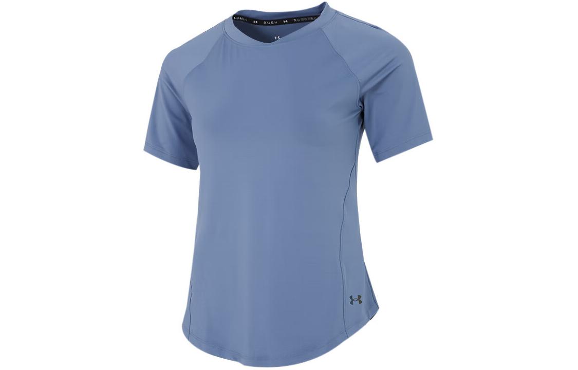 Женская футболка Under Armour с рукавом реглан, синяя, 1368178-470 XS