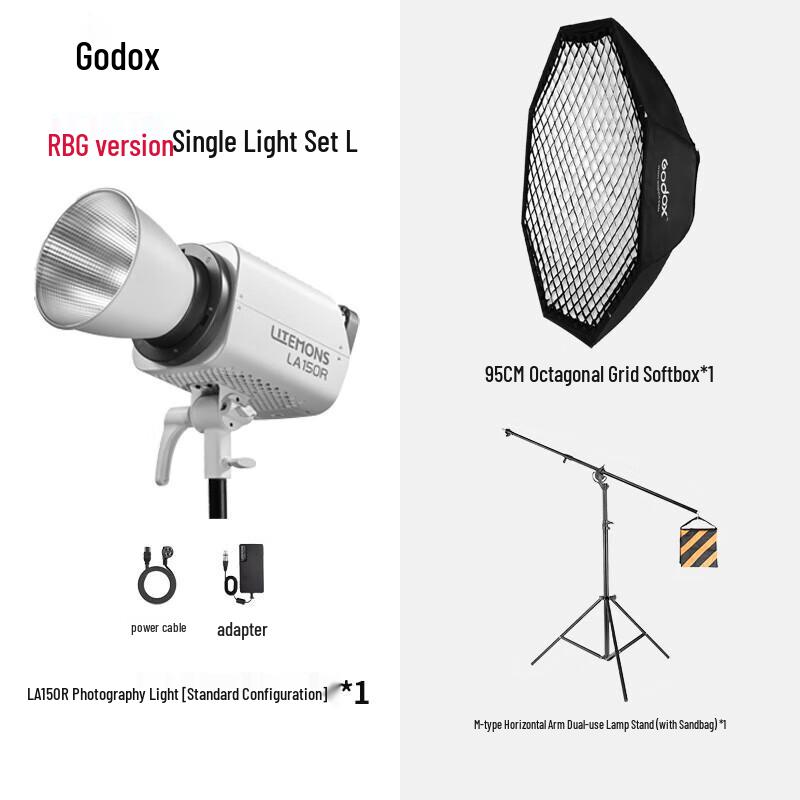 

Godox LA150R Full-Color LED Continuous Video Light Kit