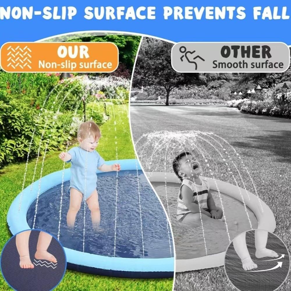 Dolphin Inflatable Water Sprinkler Pad 170cm Lawn Swimming Pool New Outdoor Game Toy Outdoor