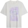 Casual Commuter Graphic Letter Print Cotton Short Sleeve T-Shirt Women Tops 47F851G