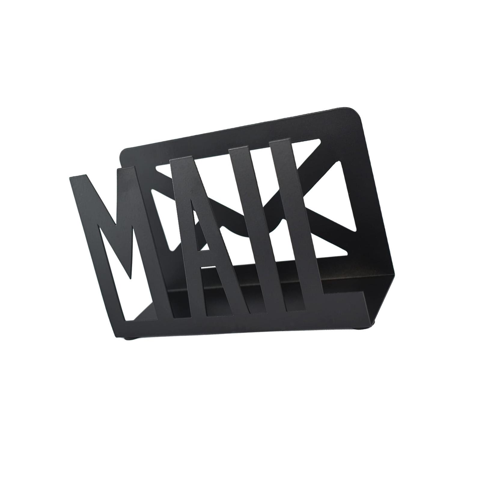 Elegant Sturdy Iron Mail Organizers Accessory for Home and Office Desk with Multipurpose Sorting Large Capacity Designs