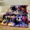 Stylized Hollow Knight Characters with Vibrant Colors and Dynamic Poses. for All Seasons Blanket Lunch Break Throw Gift