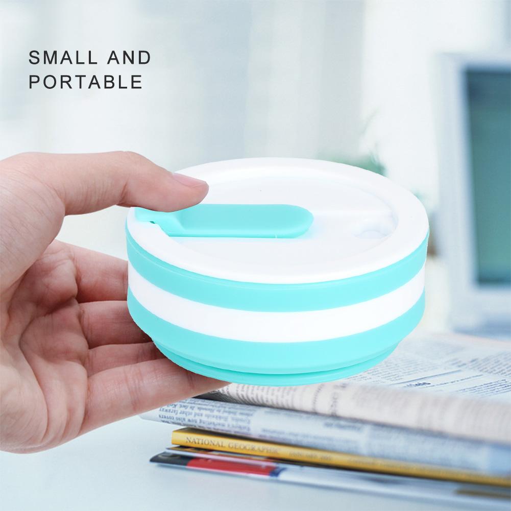 350ml Silicone Folding Cup Portable Collapsible Coffee Cup Mug for Travel Outdoor
