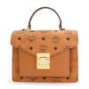 Coated Canvas Handbag Small Women's Brown & Cognac MWEAAPA02CO001
