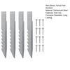 Fence Post Stakes Repair Kit Rust-Resistant Easy To Install Heavy Duty Steel Fence Post Ground Stakes