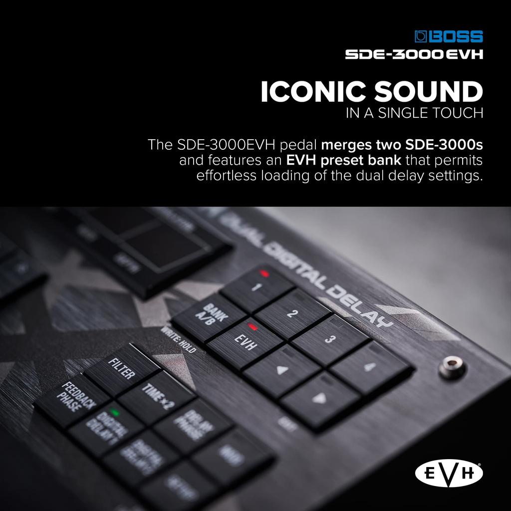 Duální digitální delay Delay SDE3000EVH BOSS EVH Eddie Van Halen BOSS/SDE-3000EVH