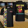 3D Print Bowling Ball Polo Shirts For Men Ninepins Player Pattern Short Sleeves Fashion Casual Sport Street Tops Oversized Tees
