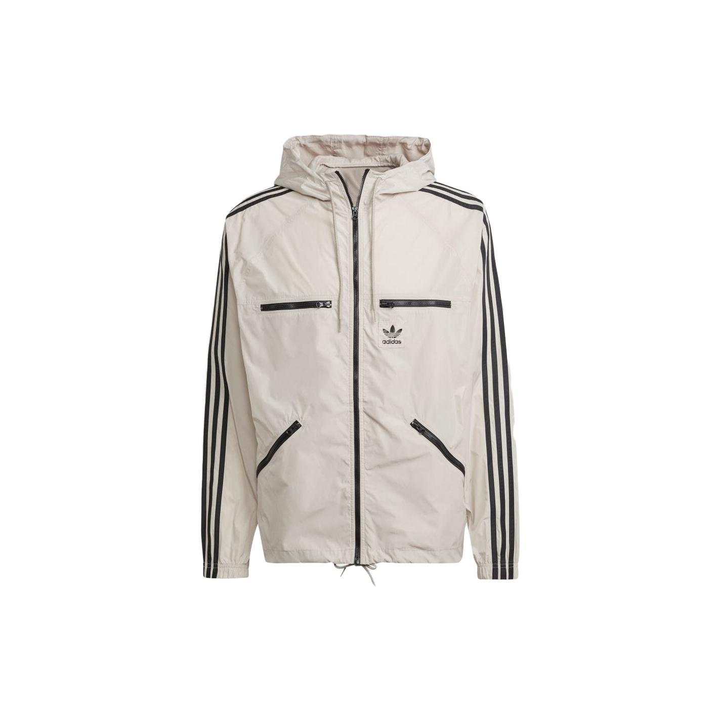 Adidas Originals Jackets Men s Ecru Stand Collar Moderate Other IM2107 S