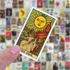 110pcs Tarot Stickers for Laptop Ipad Notebooks Stationery Computer Craft Supplies Sticker Vintage Scrapbooking Material