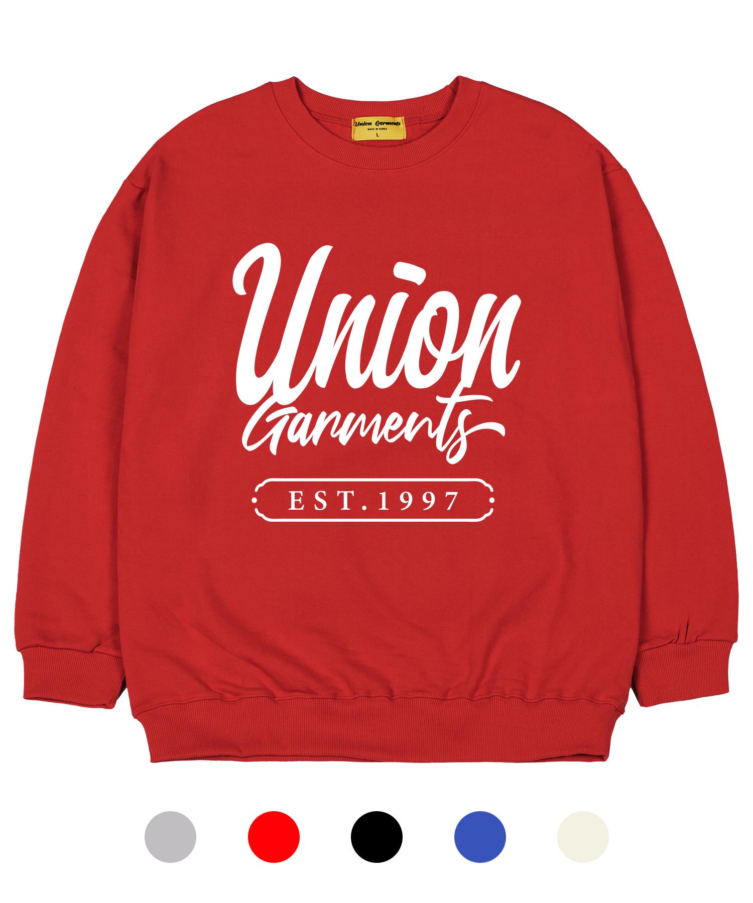 Union Garments [С подкладкой из флиса] Большая оверсайз толстовка Union Grey/Xl