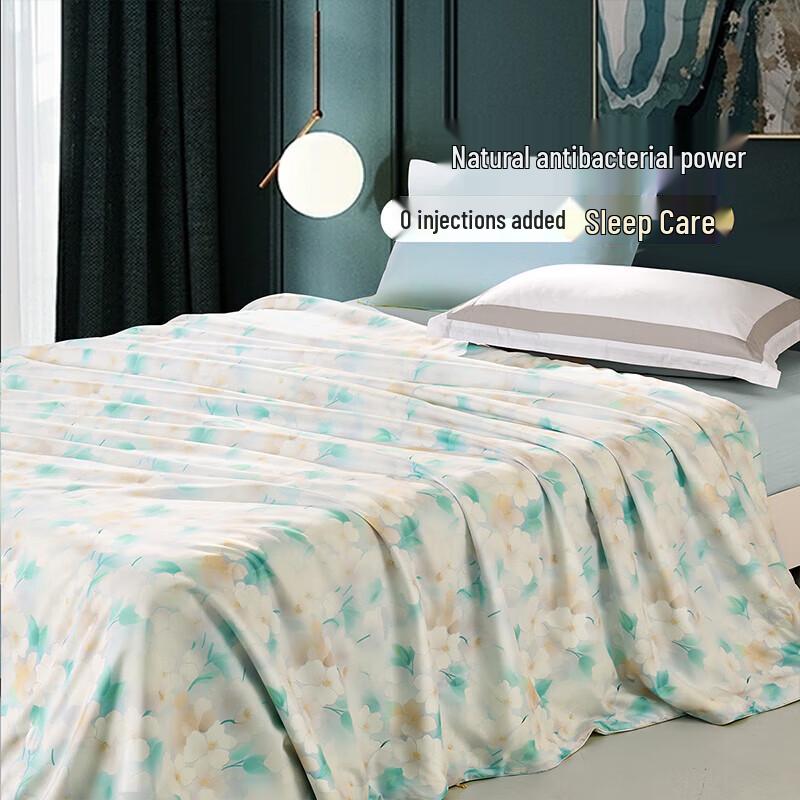 FUANNA Antibacterial Tussah Silk Summer Quilt