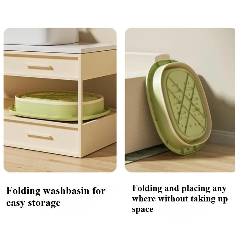 Portable Foldable Foot Bath Tub Plastic Space-Saving Design Needed For Bedroom Use Bathroom Accessories Adult Folding Bathtub Set