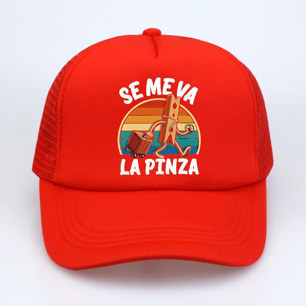 

Se Me Va La Pinza Unisex hat Funny Spanish Jokes Y2k Vintage Baseball Cap Unisex Women Casual Surfing beach Mesh breathable caps Adjustable