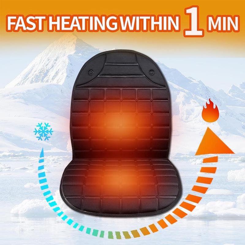 Universal Auto Beheiztes Sitzkissen Intelligente Schnelle Heizung 12V Winter Warmer Sitz Autositz Heizkissen Auto Beheizter Sitzbezug