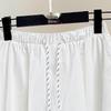Sibaisha Women's Summer Drawstring A-line Mid-length Skirt