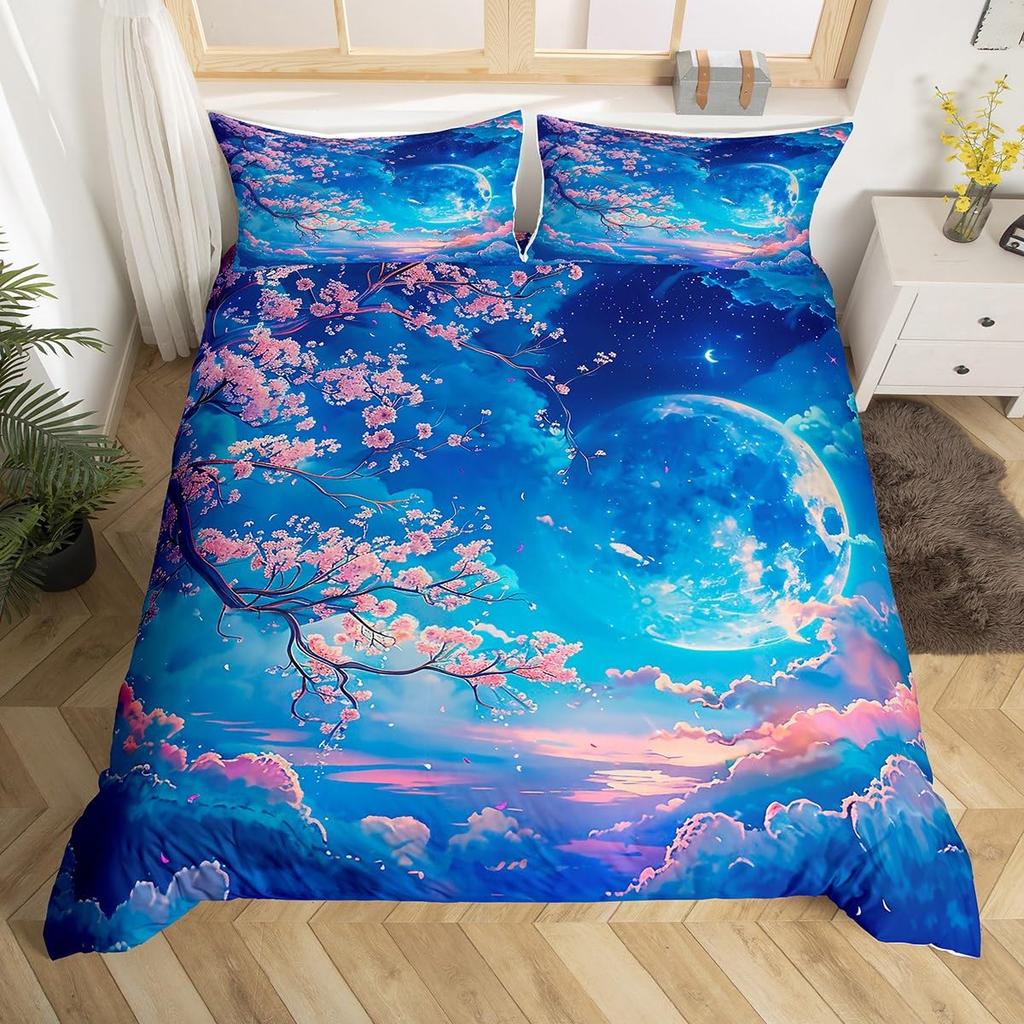 Chinese Style Duvet Cover Sets for Kids Teens Adults Lightweight Quilt Covers Chinese Culture Bedding Set Bedroom Decor No Quilt