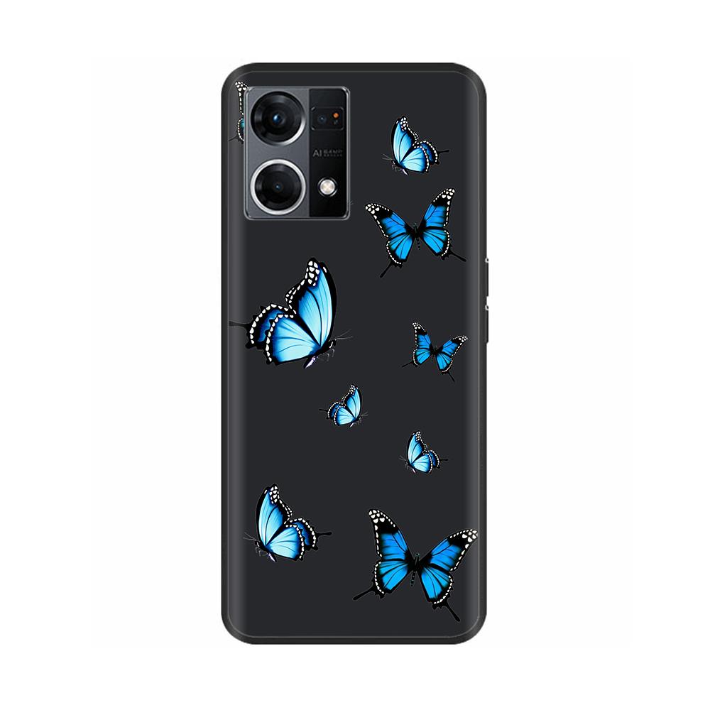 For Oppo F21 Pro CaseTPU Bumper Soft Silicone Bumper Back Phone Cases for OPPO F21 Pro Reno 7 Reno7 4G Case Cover Fundas Coque