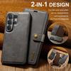 2-in-1 Removable Magnetic Flip PU Leather Case Card Wallet Holder Phone Back Cover For Samsung Galaxy S26 Ultra S25 S24 S23 S22 Plus Protector Skins