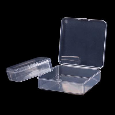 Transparente Kunststoff-Aufbewahrungsbox für Fotokarten, kleine Karten-Aufbewahrungsbox, Schreibtisch-Organizer-Box, Klassifizierungsbox, Schreibwaren