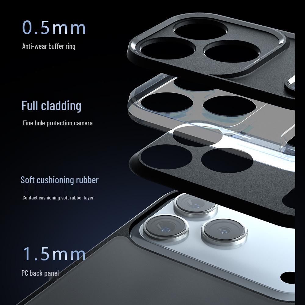 iPhone 17 Pro Max Qi Armor Frosted Case - Full Coverage Anti-Fall Protective Skin