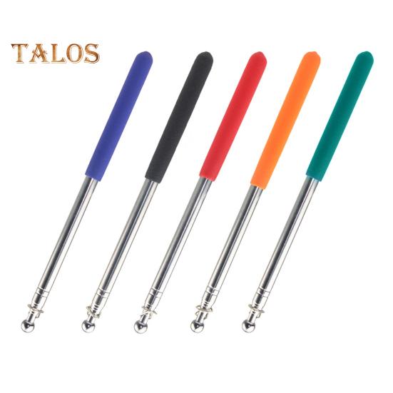 1,2/1,6 m Teleskop-Tourguide-Fahnenmast mit rutschfestem Griff, robuster, ausziehbarer Edelstahl-Fahnenmast für Lehrer, Zeigerbanner, Handfahnenmast