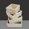 Large Square Wooden Storage Box for Succulent Flower Miscellaneous Handicraft Home Furnishings - Eco-Friendly Organizer Containe