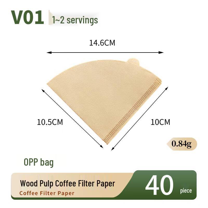 Chu An Bao V01 Hand Pour Coffee Filter Papers