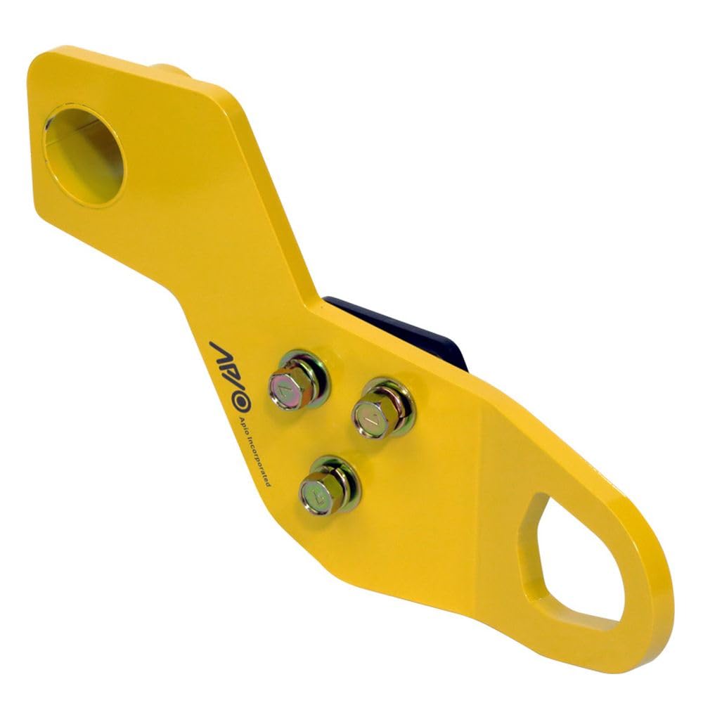 Apio Front Right Tow Hook for Vehicles with Lion Hunting 9mm Thick (FR) Bumpers, [JB64, JB74] Red, 3070-42R