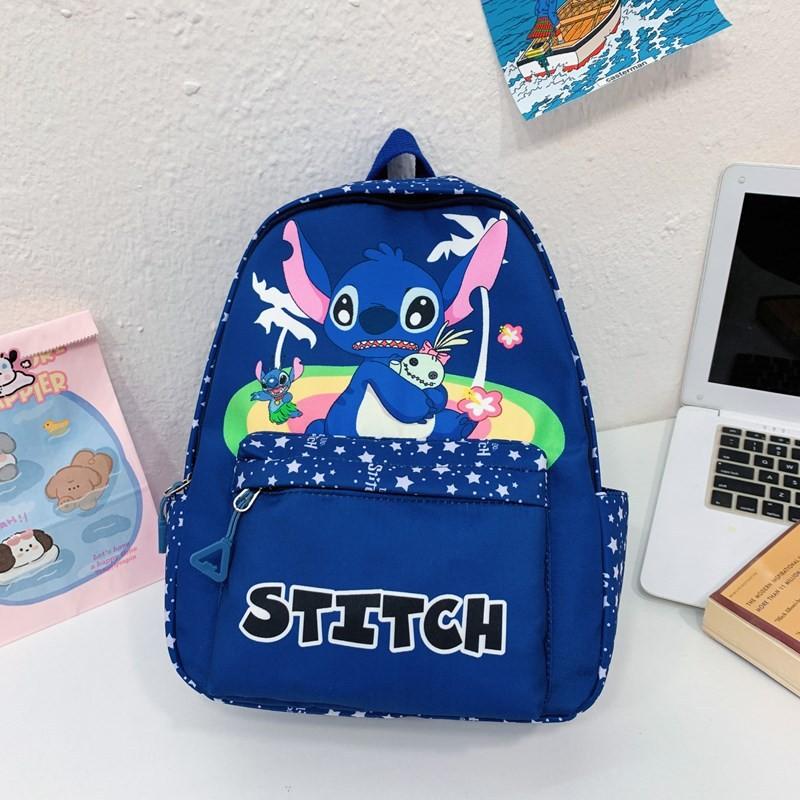 Stitch Childrens Cartoon Backpack With Breathable Nylon Material For Kindergarten Kids