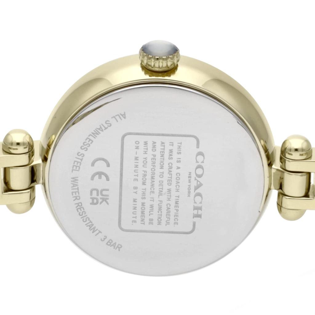 Uhr CARY Weißes Perlmutt-Zifferblatt Edelstahl Quarz 26MM Uhr 14504006 Gold [Coach] Damen [Artikel]